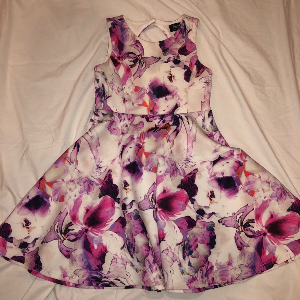 girls bardot junior floral dress